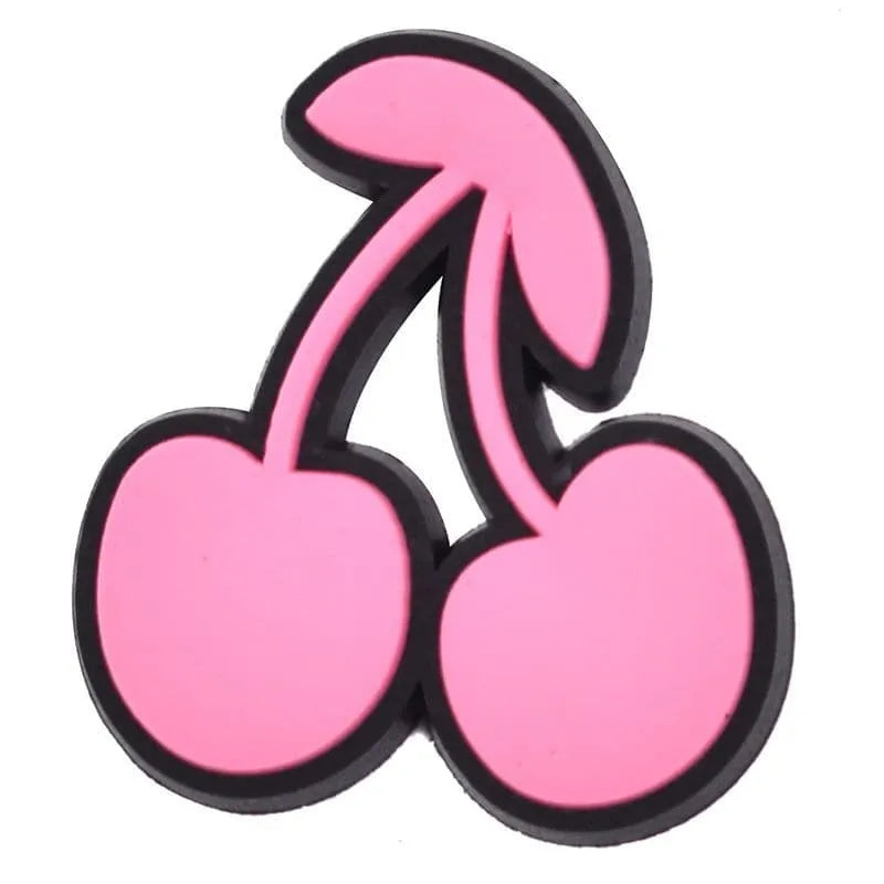 Cherries Pink Charm Shoe Charm