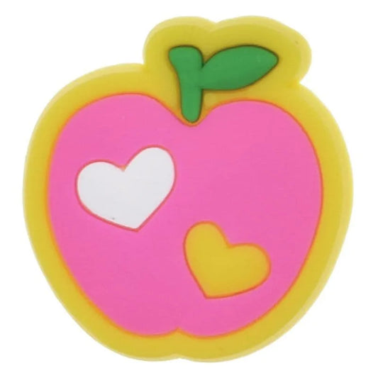Apple Pink With Hearts Shoe Charm