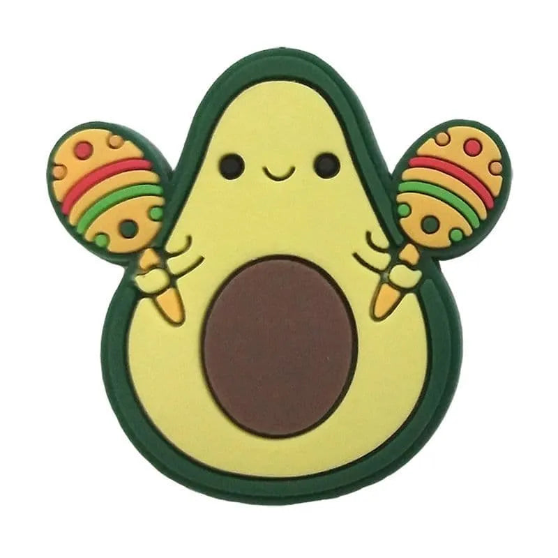 Mexican Avocado Shoe Charm
