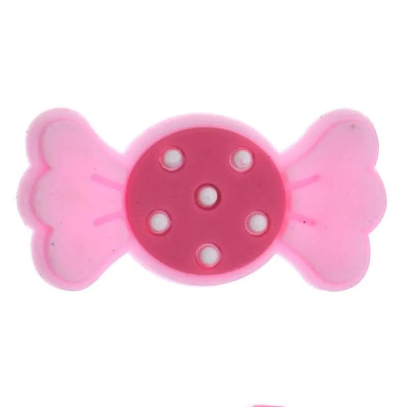 Sweet Candy Dark Pink Shoe Charm