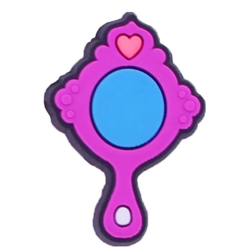 Fancy Hand Mirror Shoe Charm
