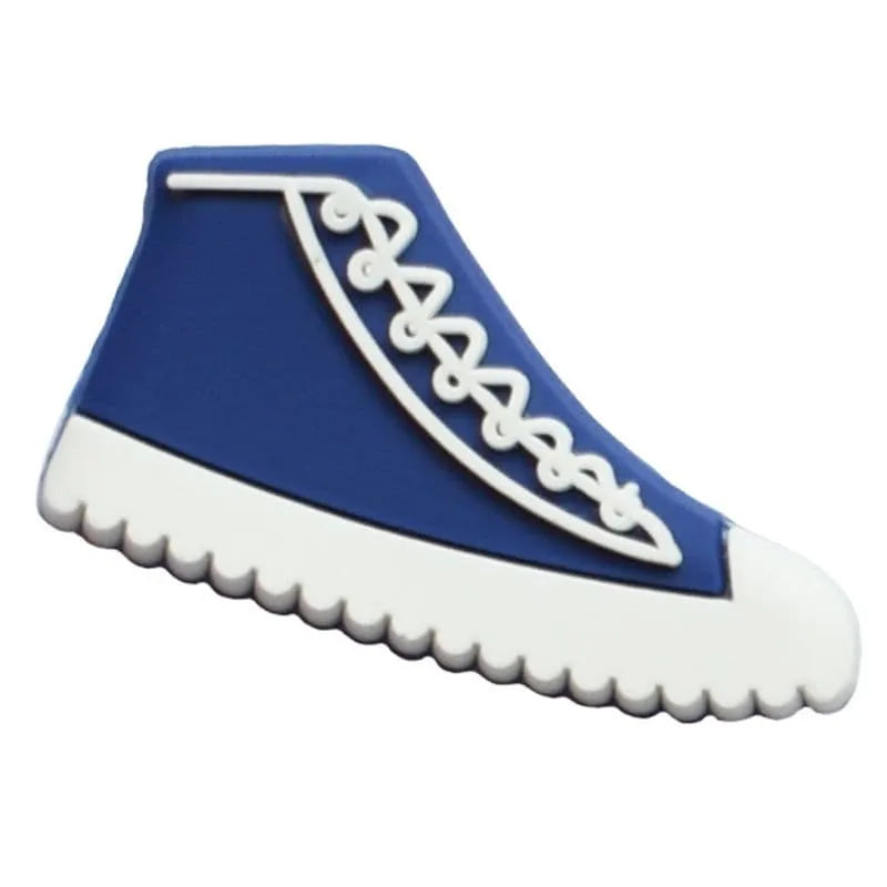 Blue sneaker high top trainer shoe charm