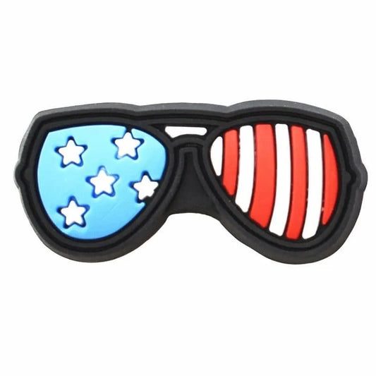 America Sunglasses Shoe Charm