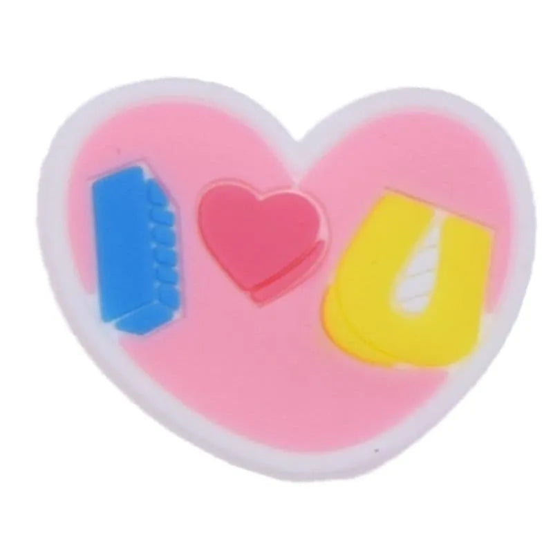 Symbol Heart Shoe Charm
