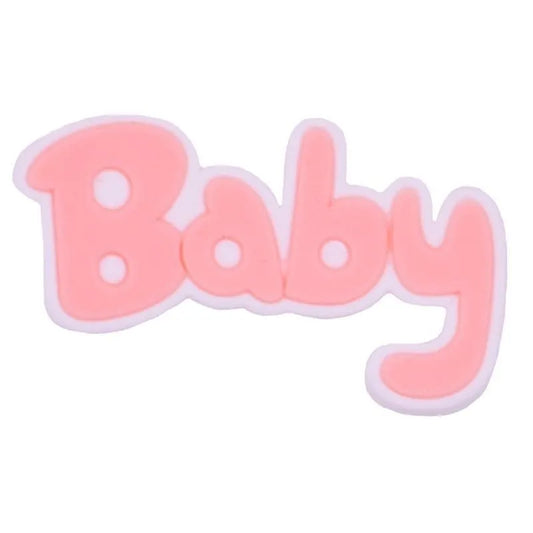 Baby Coral On White Sign Logo Shoe Charm