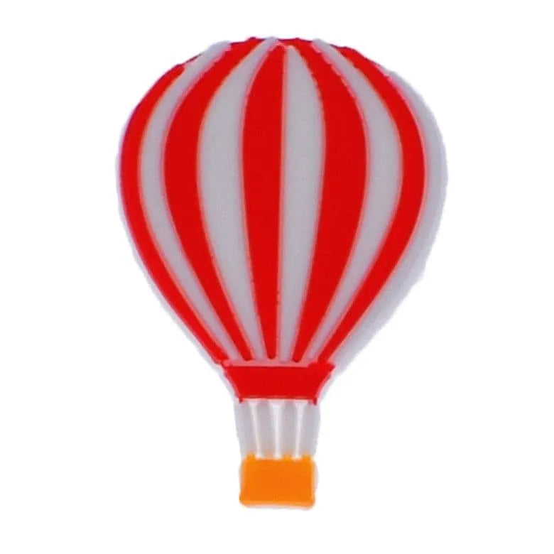 Hot Air Balloon Red Shoe Charm