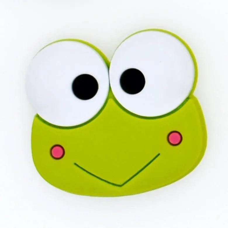 Big Eye Frog Shoe Charm