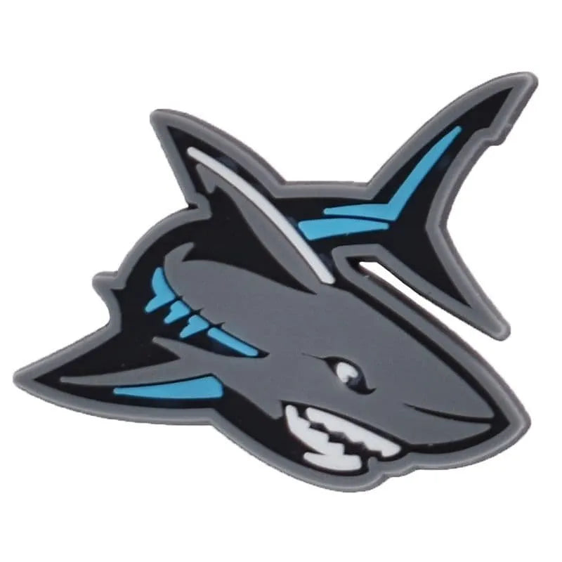 Angry Shark Shoe Charm