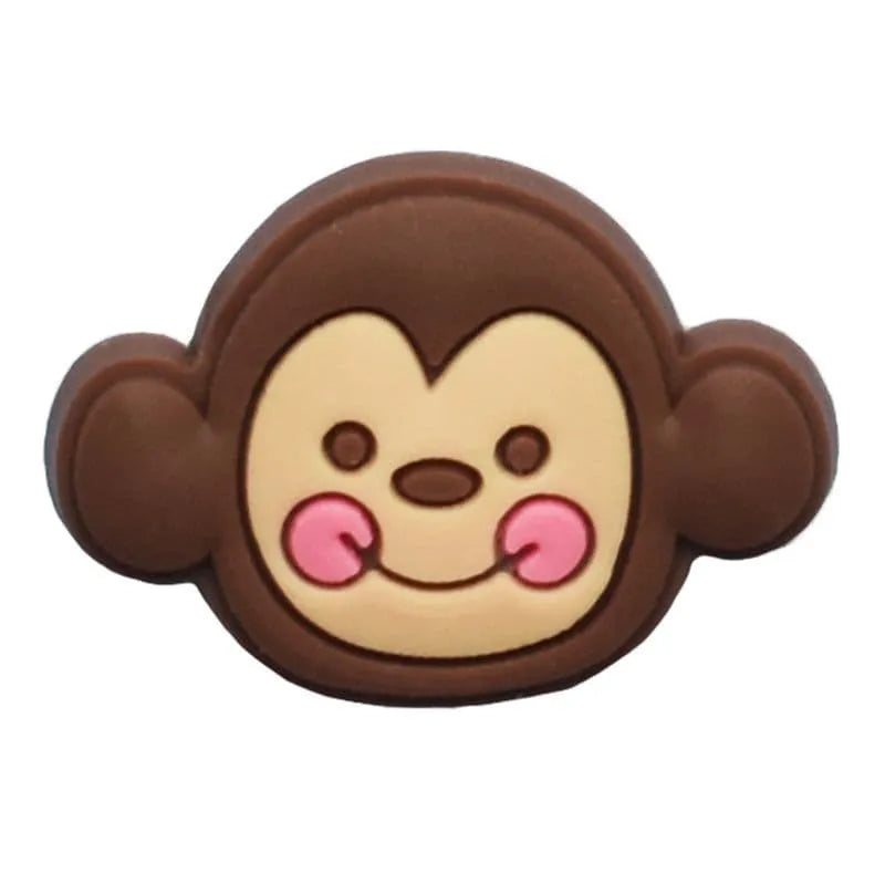 Baby Monkey Face Shoe Charm