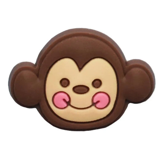 Baby Monkey Face Shoe Charm