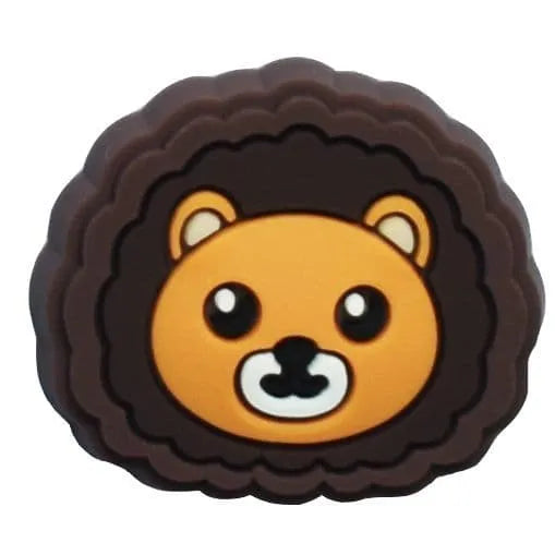 Baby Lion Face Shoe Charm