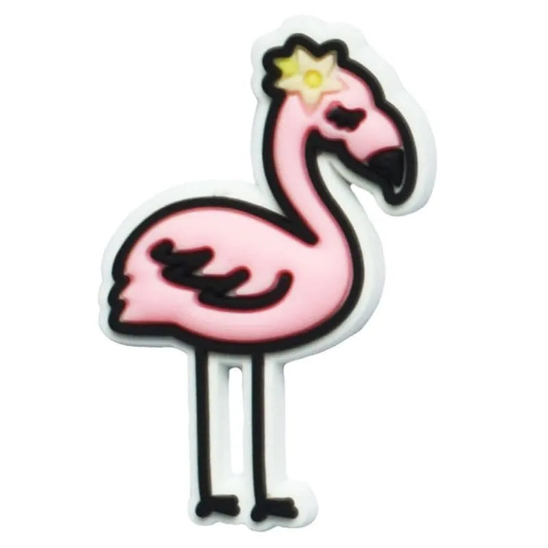 Flamingo Shoe Charm