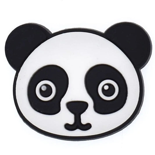 Baby Panda Face Shoe Charm