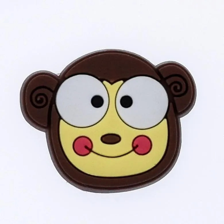 Cross Eyed Monkey Shoe Charm