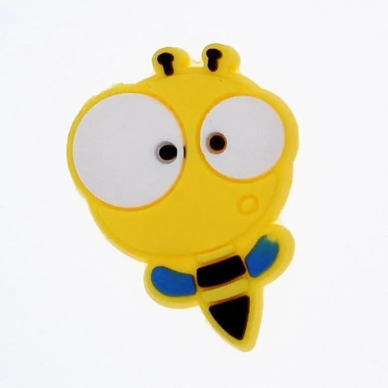 Yellow Bee Shoe Charm