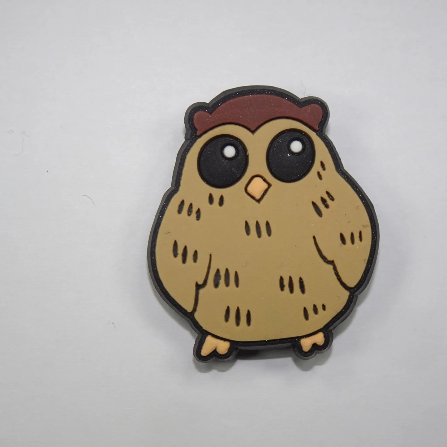 Brown Owl Shoe Charm