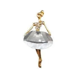 Shoe charm brooch - Ballerina