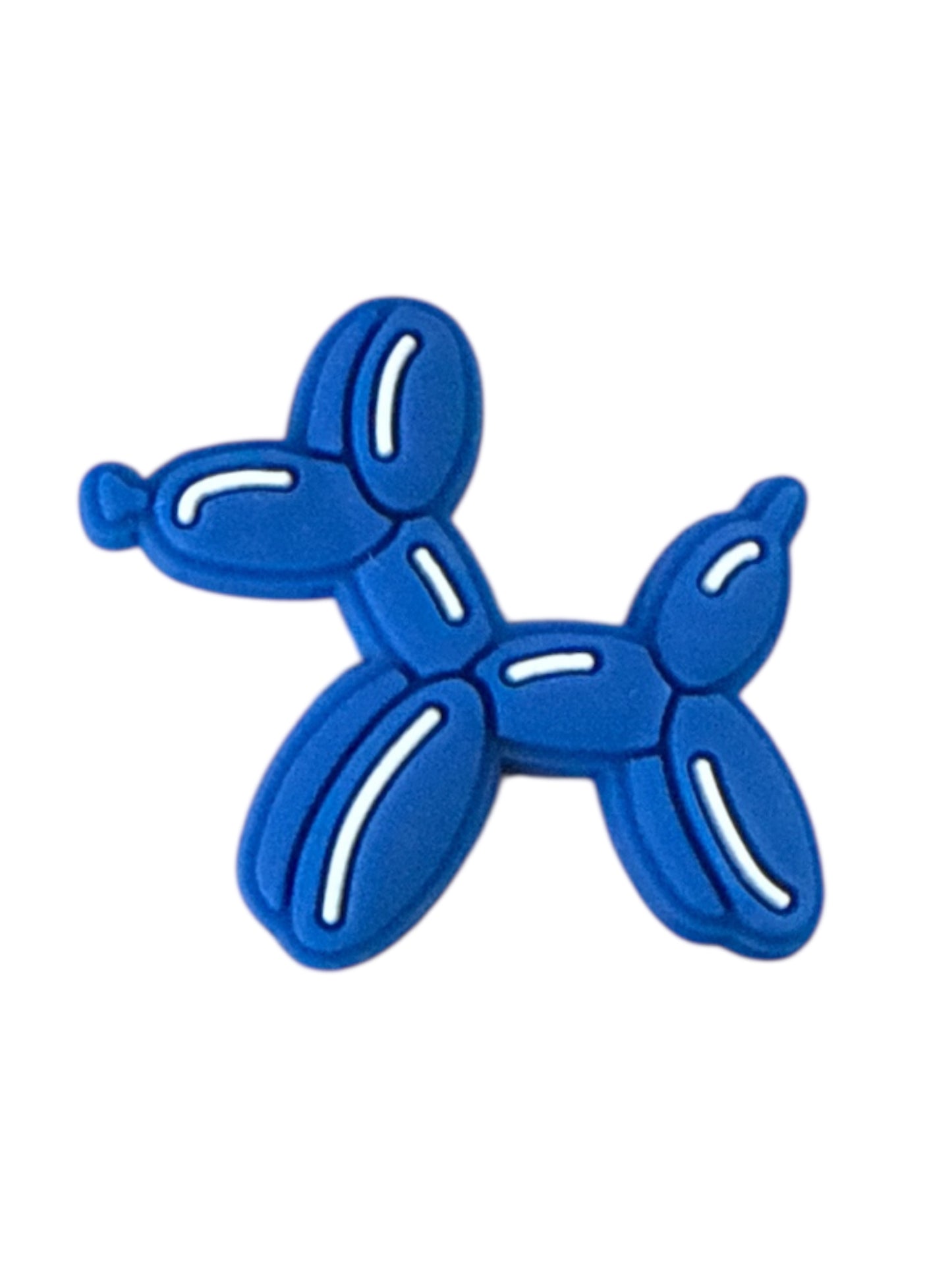 Blue Balloon Dog Shoe Charm