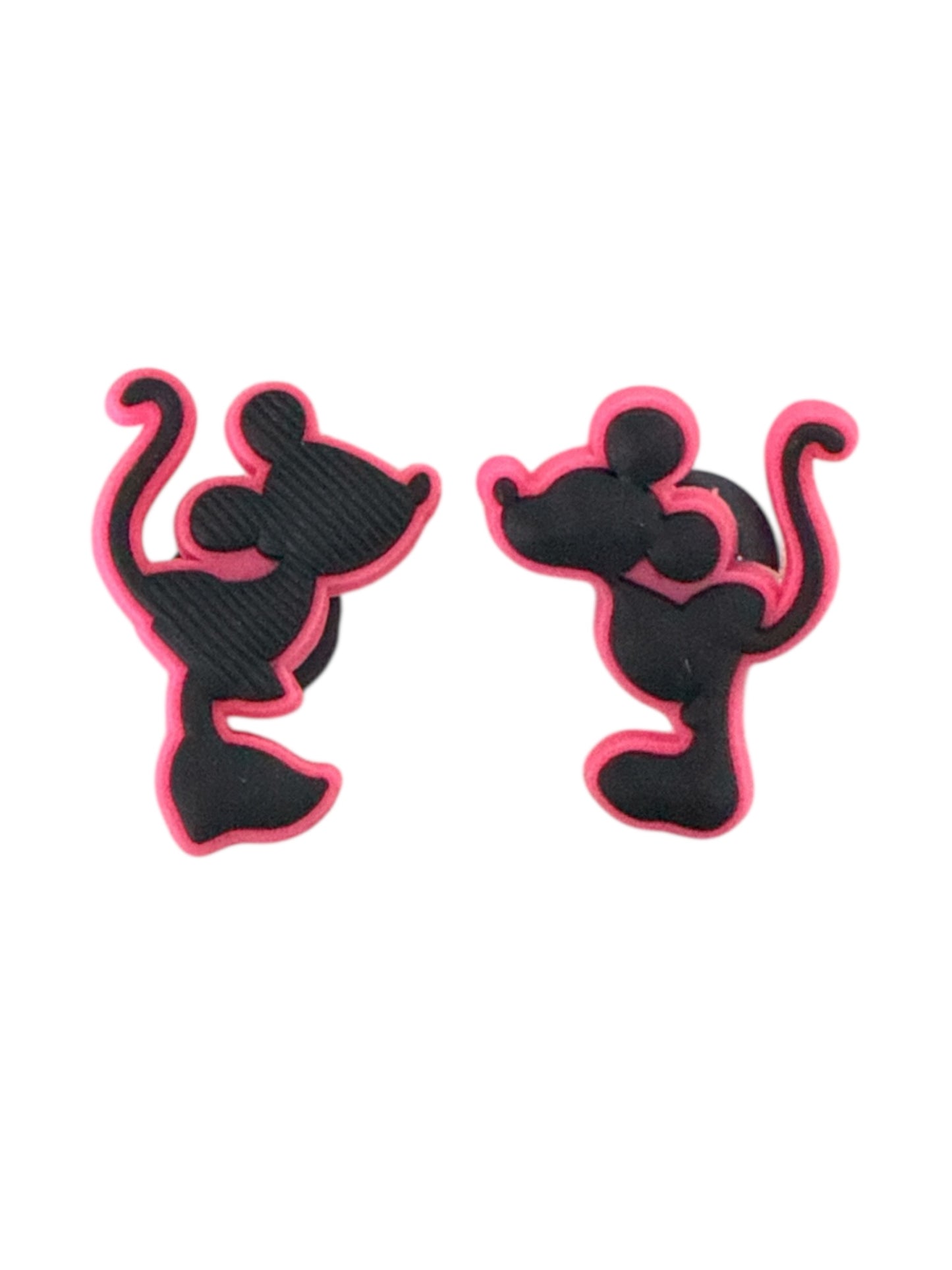 Mickey and Minnie Kiss Shoe Charm Pair