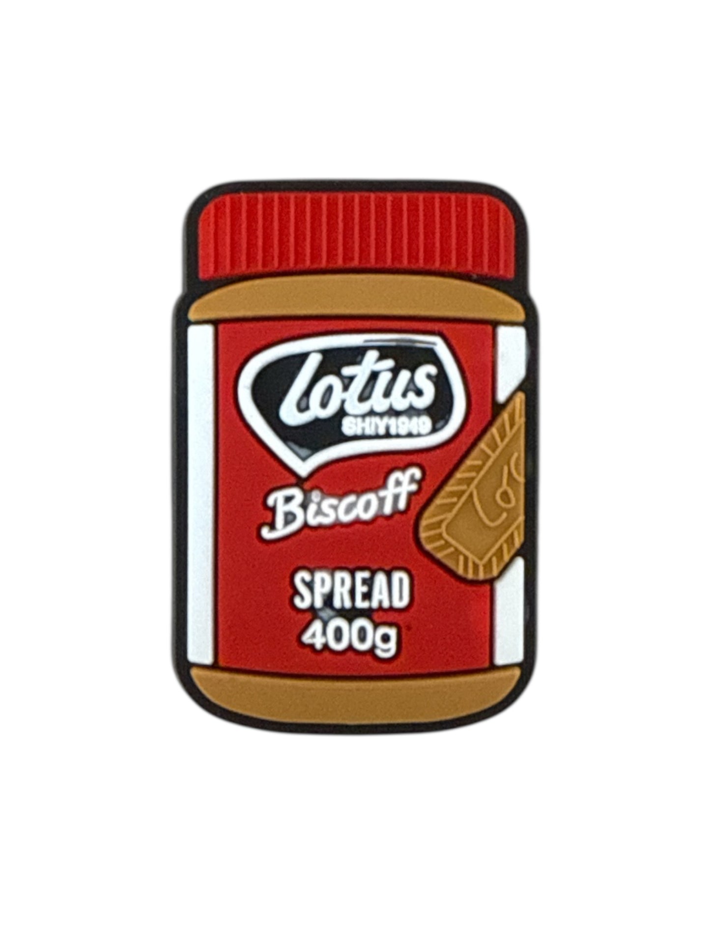 Lotus Biscoff Spread Shoe Charm