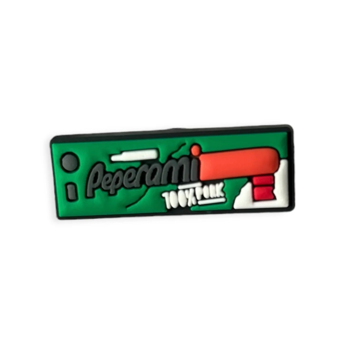 Peperami Peperoni Snack Shoe Charm