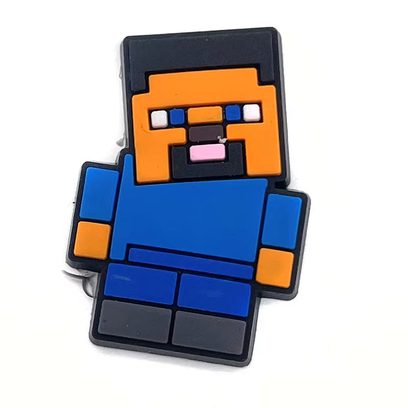 Minecraft Man Shoe Charm