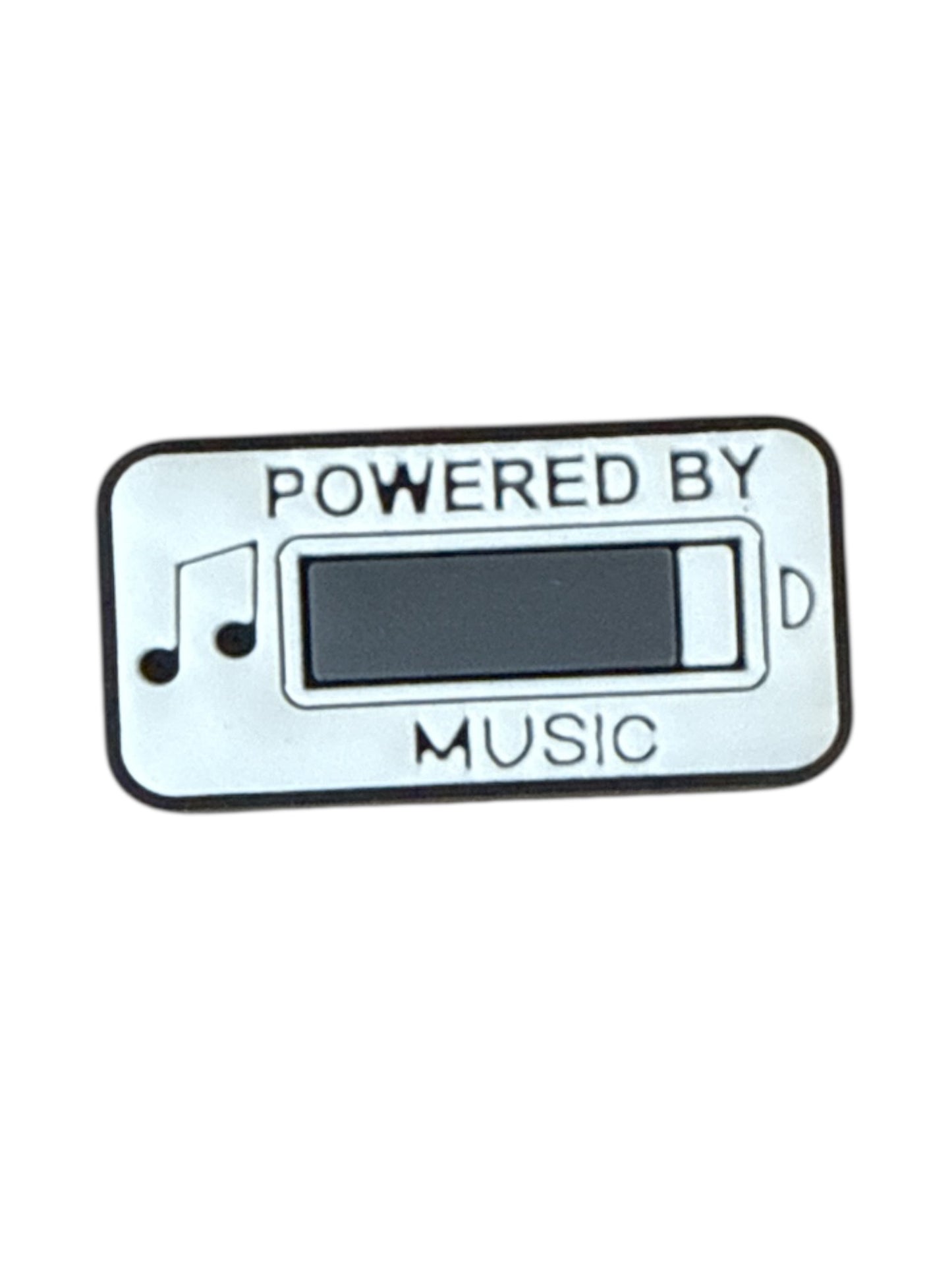 Powered by Music Shoe Charm