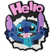 Stitch Hello Shoe Charm