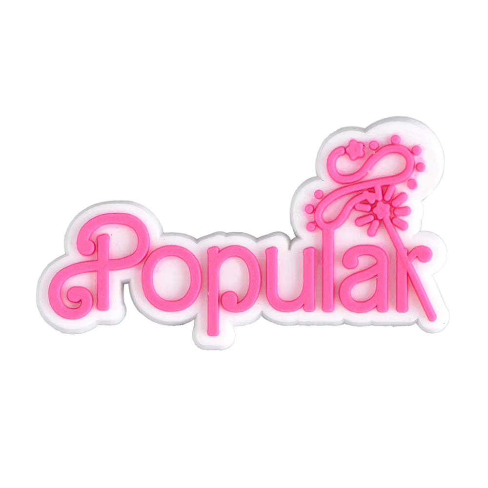 Popular Pink Wicked Slogan Shoe Charm — Glinda Inspired | Musical Theatre Shoe Accessory UK