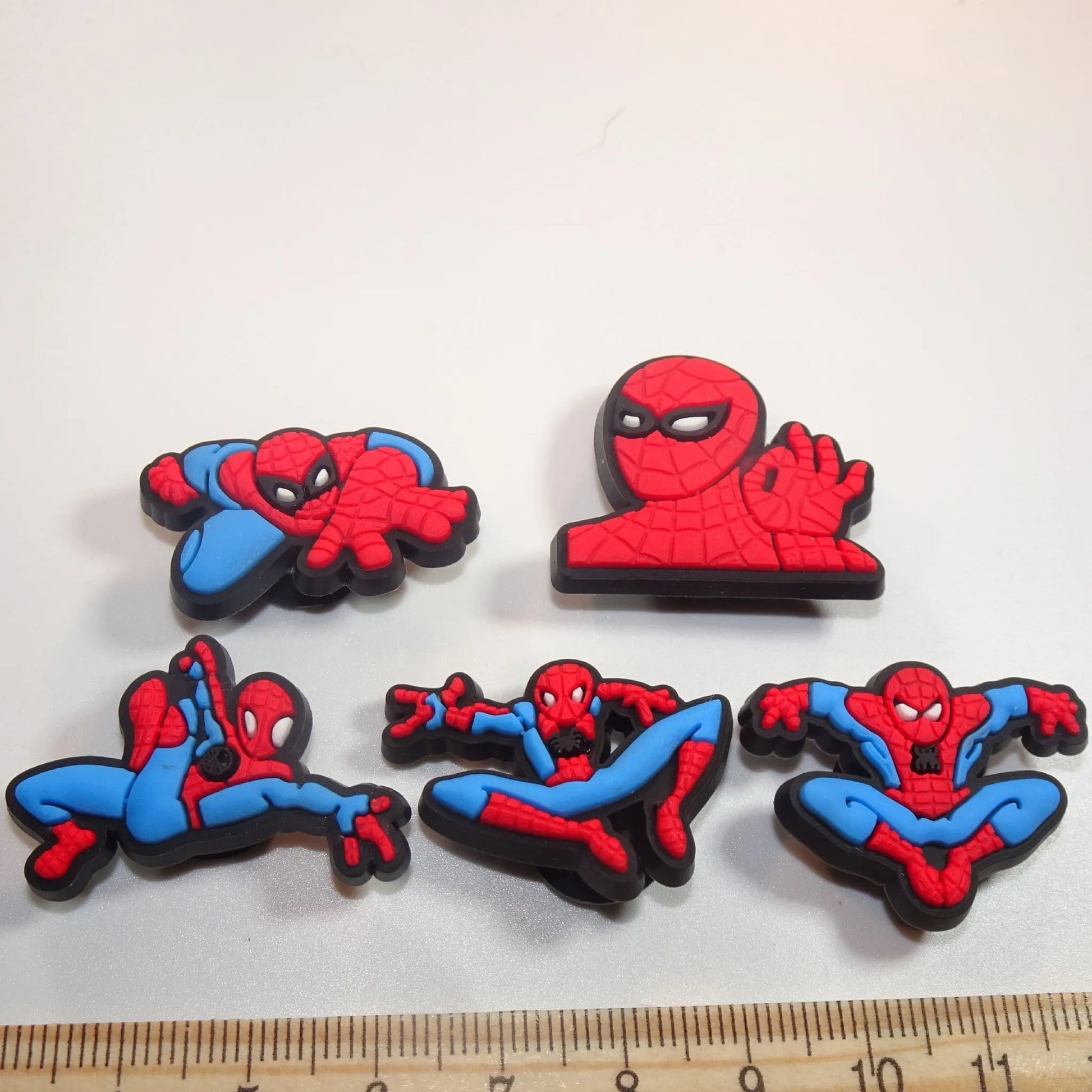 5 Spiderman Shoe Charm