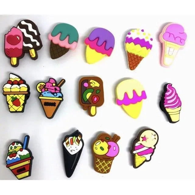 14 Ice Cream Assortment Shoe Charm