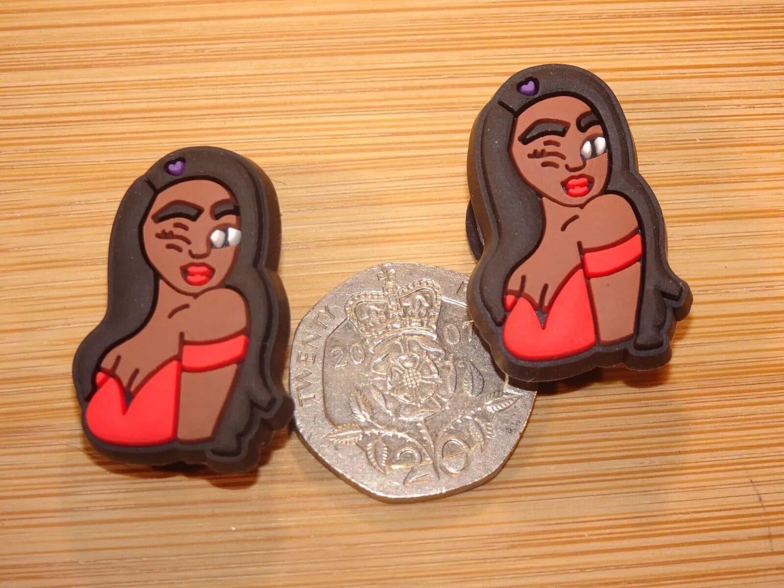 2 Girls Matter WInk Shoe Charm