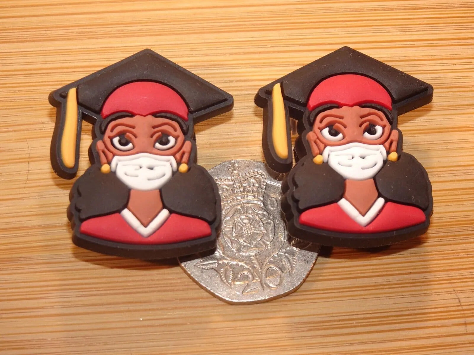 2 Girls Matter Graduation Shoe Charm