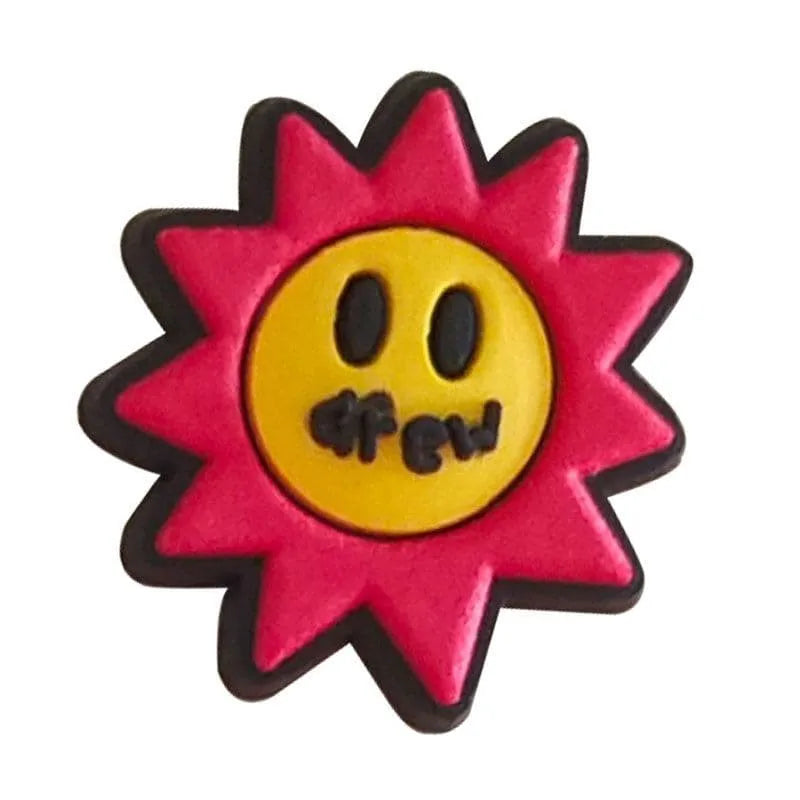 White petal flower Drew House shoe charm BC