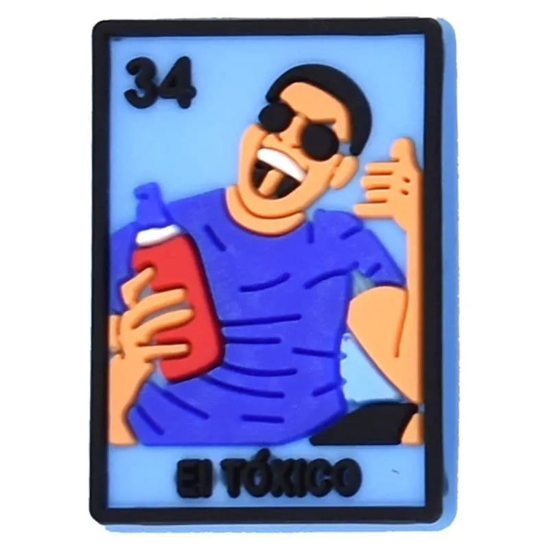 Loteria TOXICO shoe charm BC