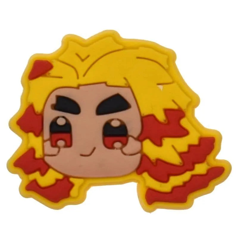 Yellow & red hair girl shoe charm BC