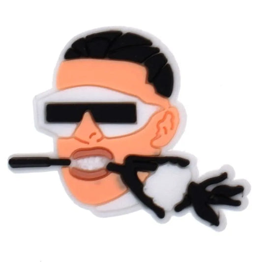 Bad Bunny Rapper shoe charm BC