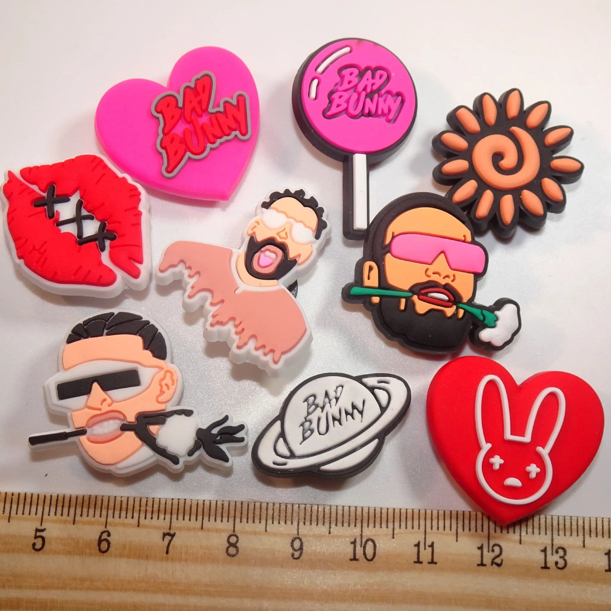 9 Bad Bunny assortment shoe charm BC