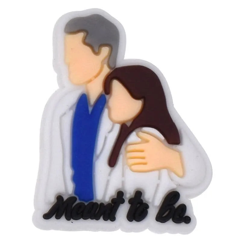 Grey's anatomy Meant to Be shoe charm BC