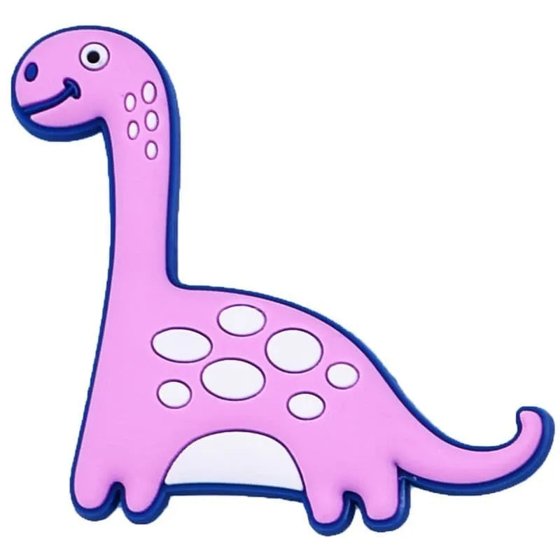 Dinosaur Pink Brachiosaurus shoe charm BC