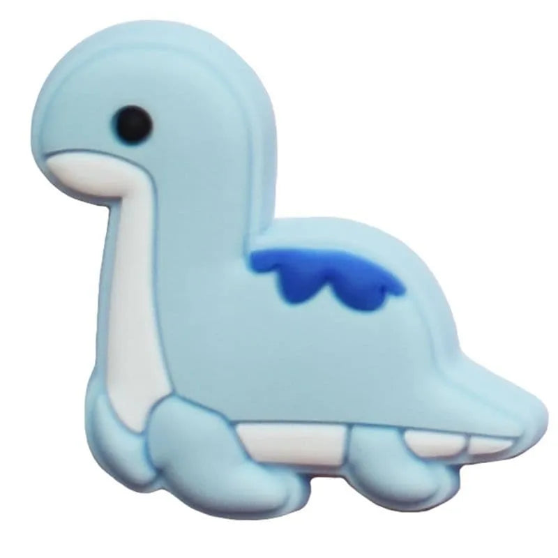 Dinosaur blue baby shoe charm BC