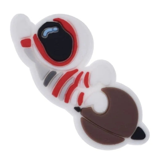 Astronaught black Saturn shoe charm BC