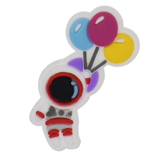 Balloon astronaught shoe charm BC