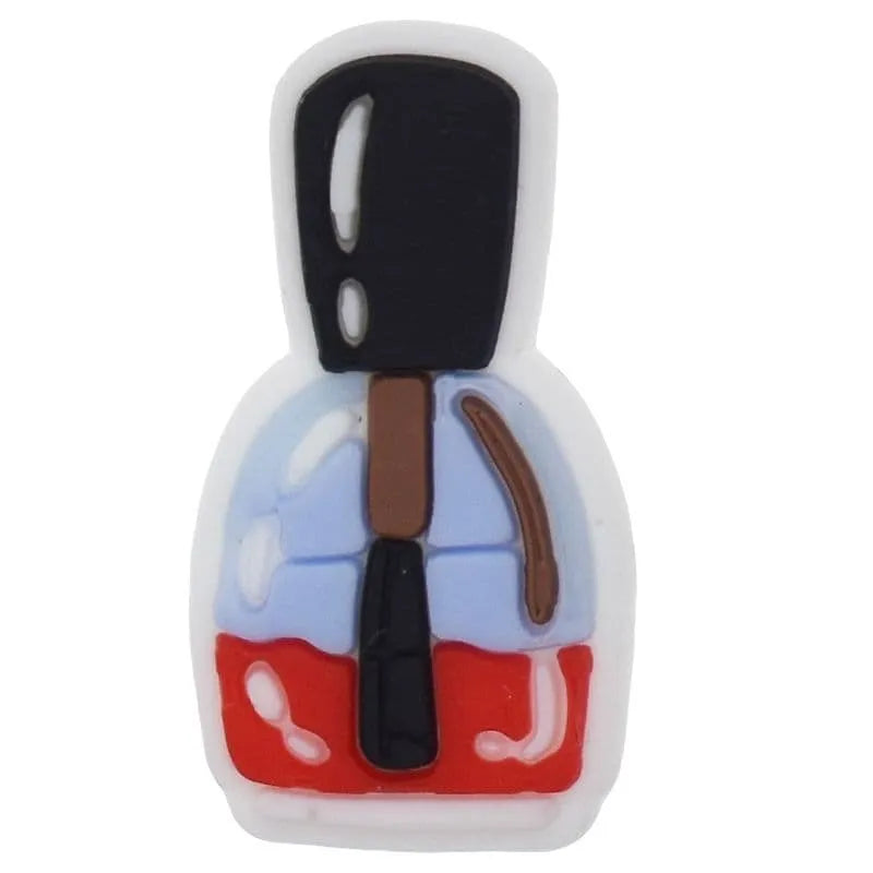 Nail varnish bottle Red shoe charm BC