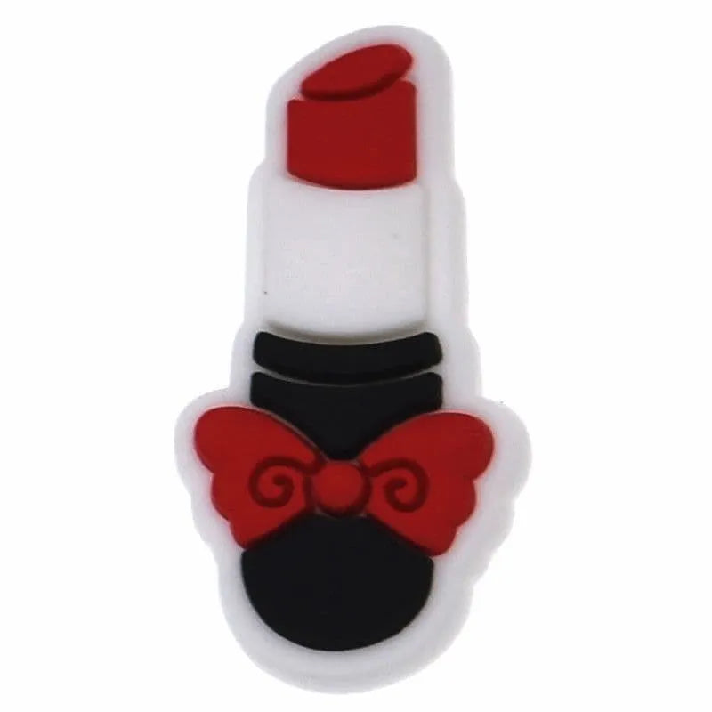 Lipstick bow Cosmetics shoe charm BC