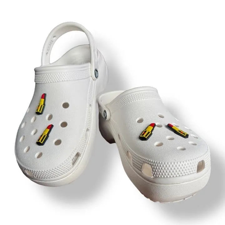 Red lipstick in Yellow case shoe charm BC