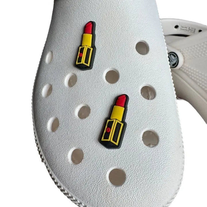 Red lipstick in Yellow case shoe charm BC