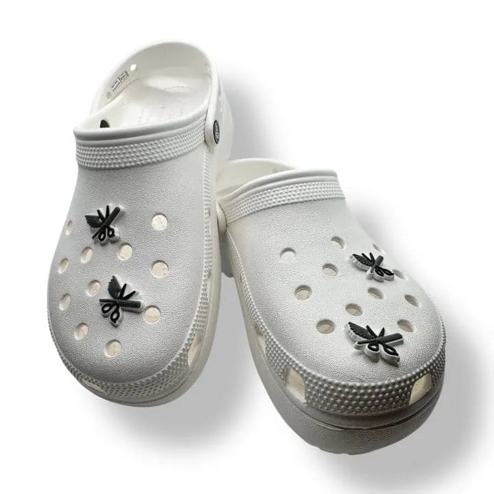 Scissors and Comb with wings shoe charm BC