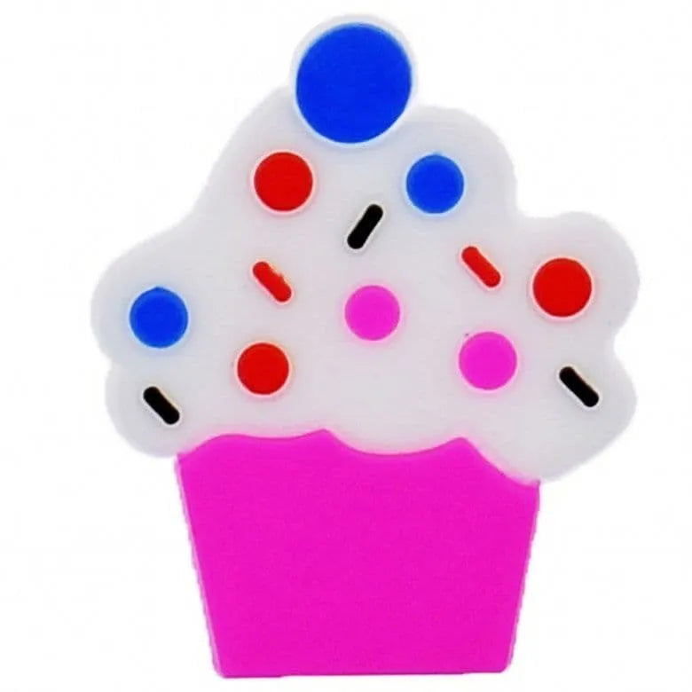 Cupcake shoe charm BC