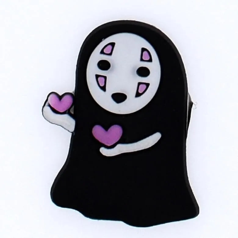 No-Face pink hearts shoe charm BC